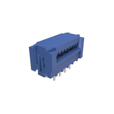 Fci Board Connector, 8 Contact(S), 2 Row(S), Male, Straight, 0.1 Inch Pitch, Solder Terminal, Guide 69830-008LF